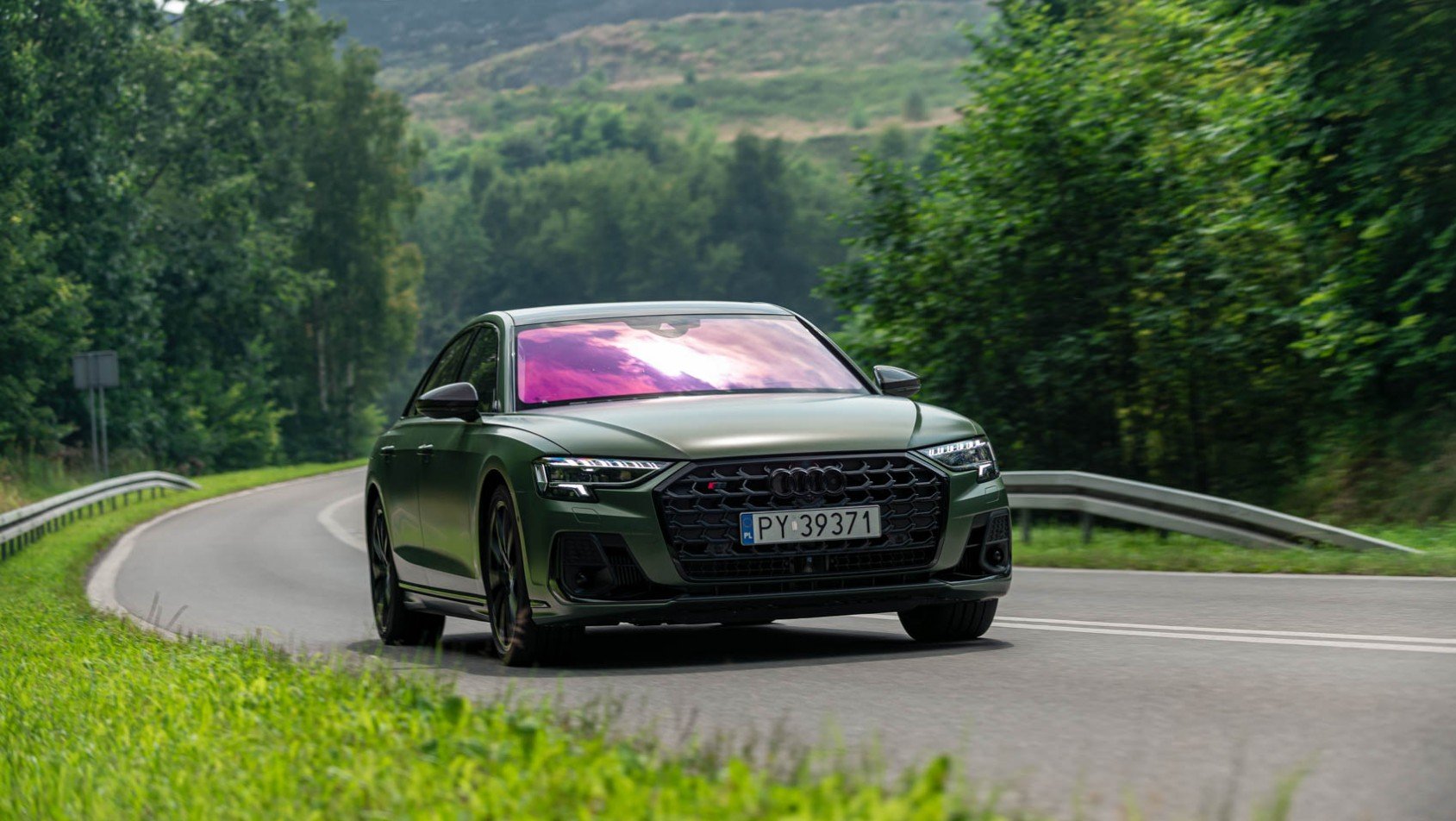 2024 Audi S8 w górach