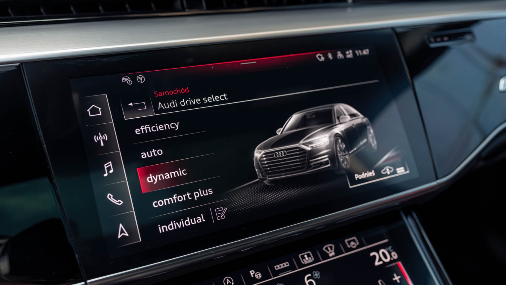 2024 Audi S8 infotainment
