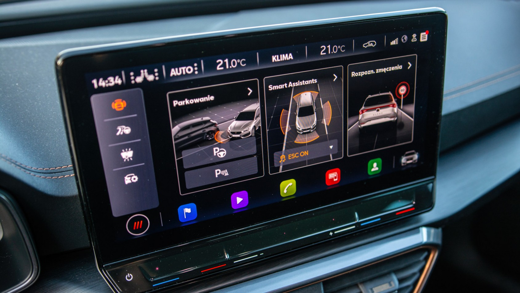 Cupra Leon Sportstourer 4Drive inforozrywka