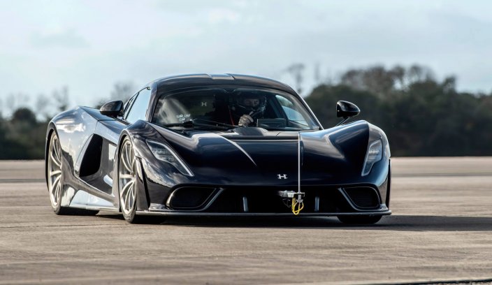 Hennessey Venom F5 testy