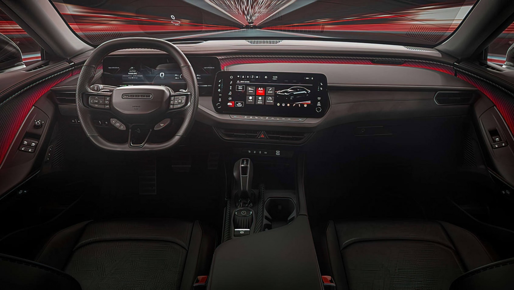 Dodge Charger EV kokpit