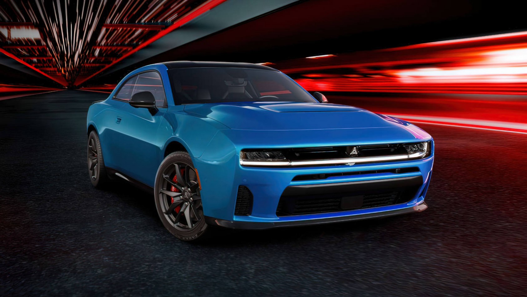 Dodge Charger EV niebieski
