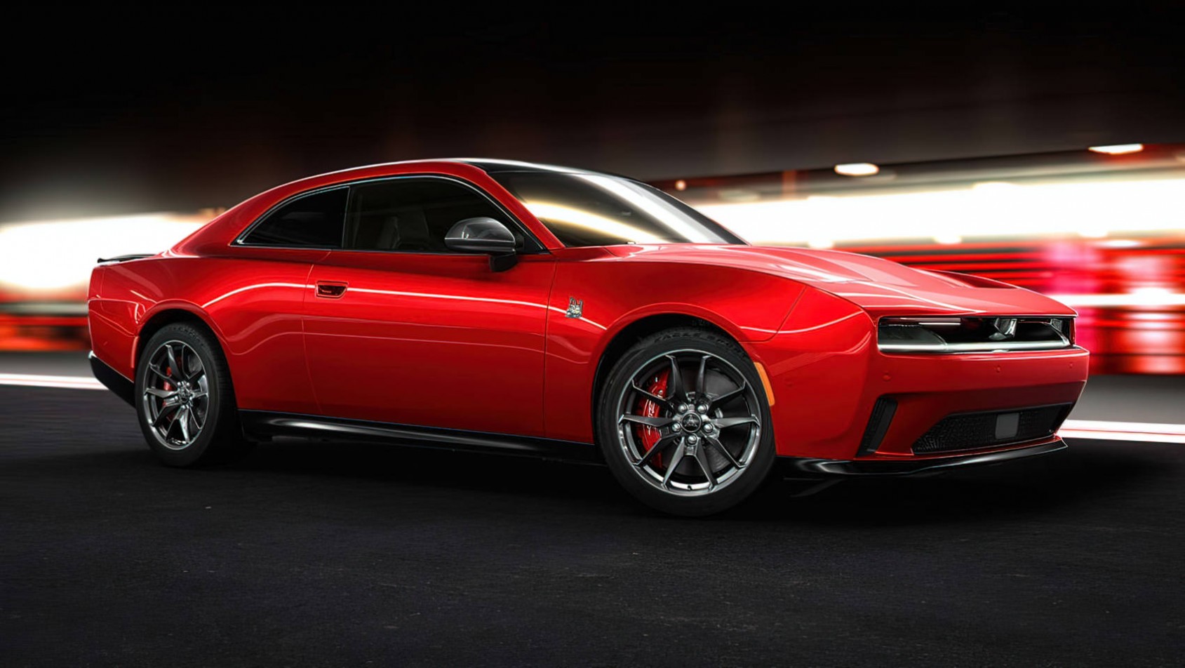 Dodge Charger EV czerwony