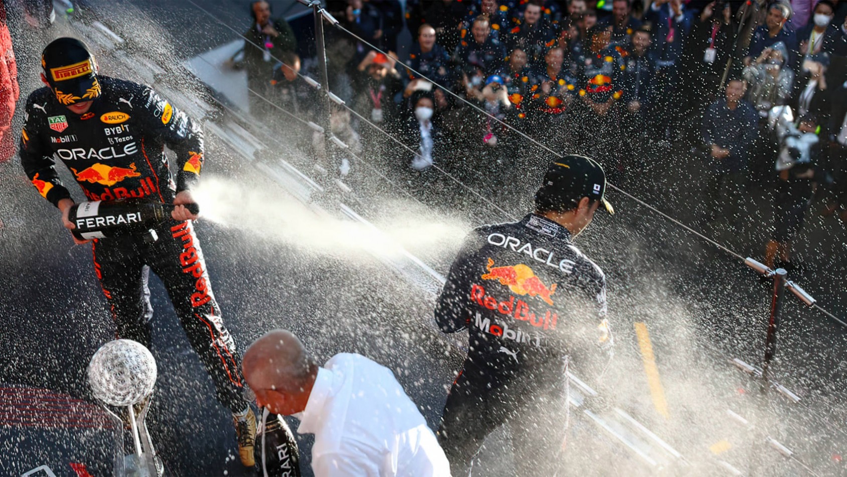 Sergio Perez My Life and Cars podium
