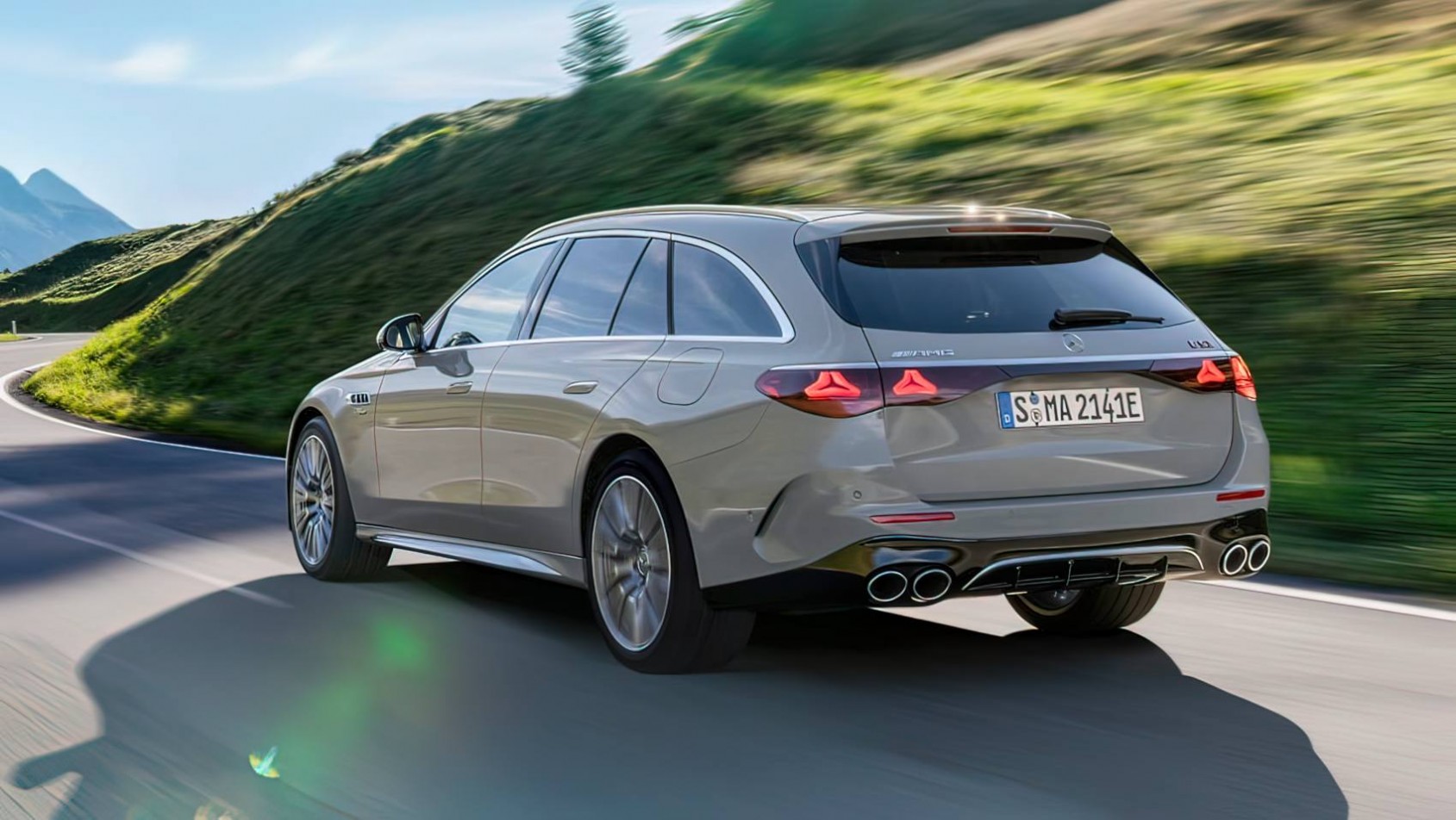 2024 Mercedes-AMG E53 S214 sylwetka