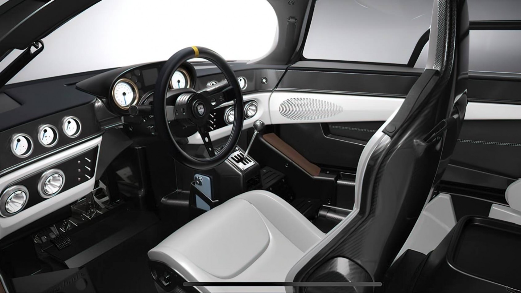 Scuderia Cameron Glickenhaus 004S kokpit wizualizacja