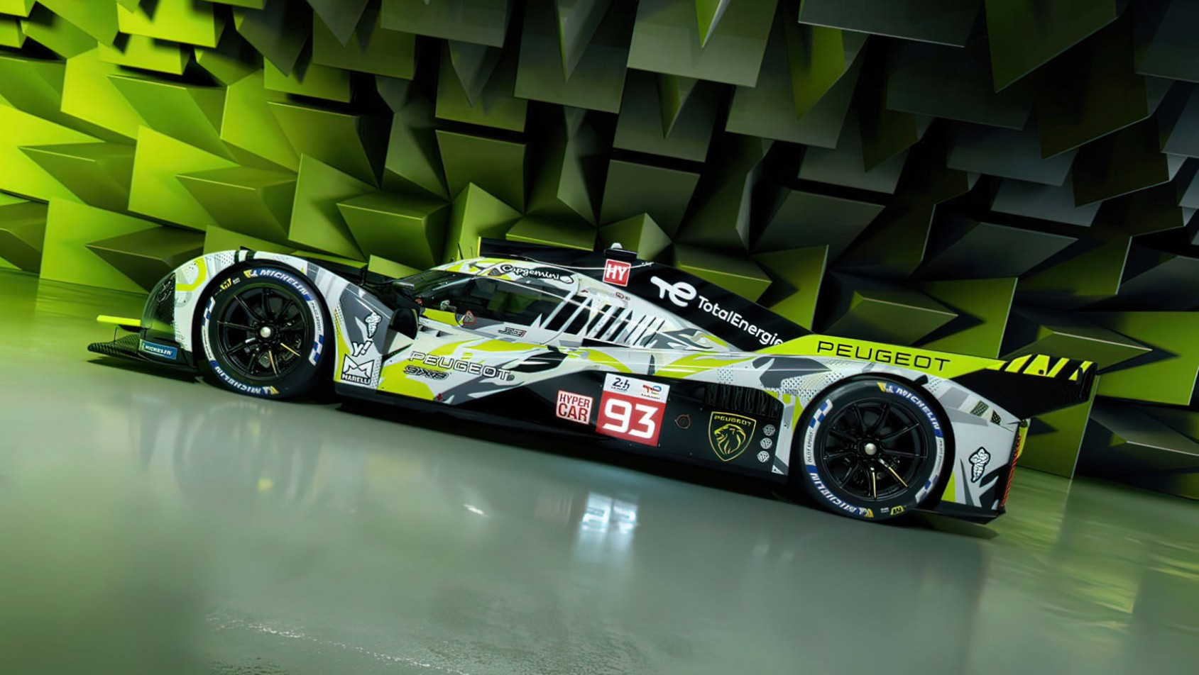 Peugeot 9X8 Le Mans Hypercar 2024 aerodynamika