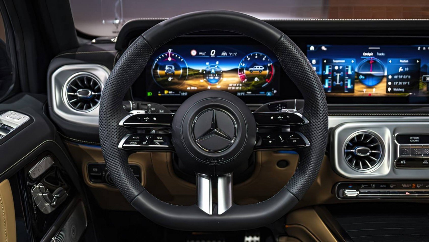 Mercedes-AMG G63 2024 Mercedes-AMG G63 wnętrze