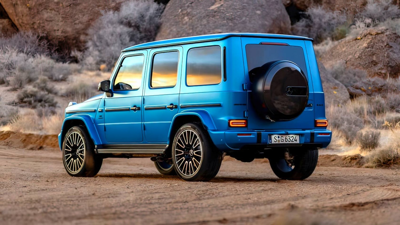 Mercedes-AMG G63 2024 Mercedes-AMG G63 matowy lakier