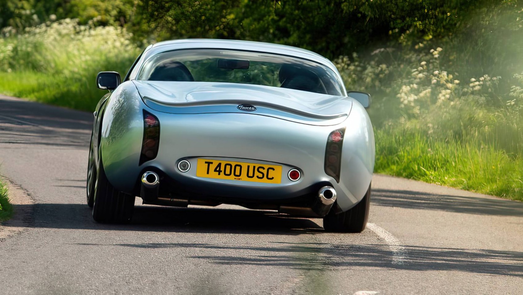 TVR Tuscan w zakręcie