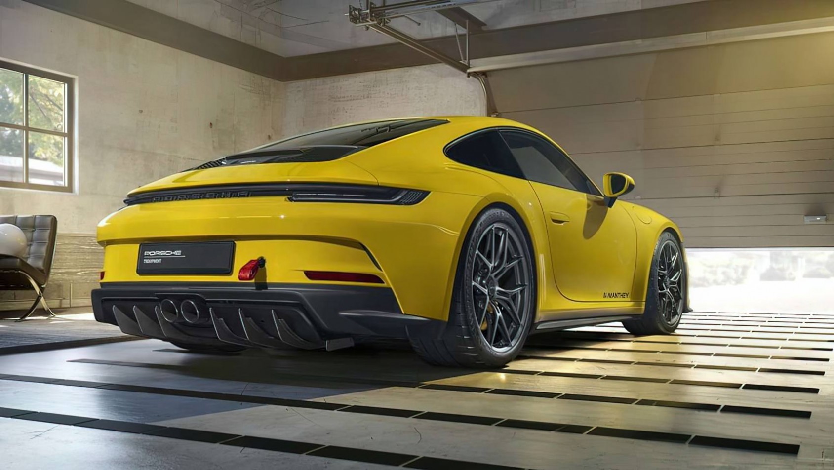 Manthey Racing Porsche 911 GT3 Touring 992 tył