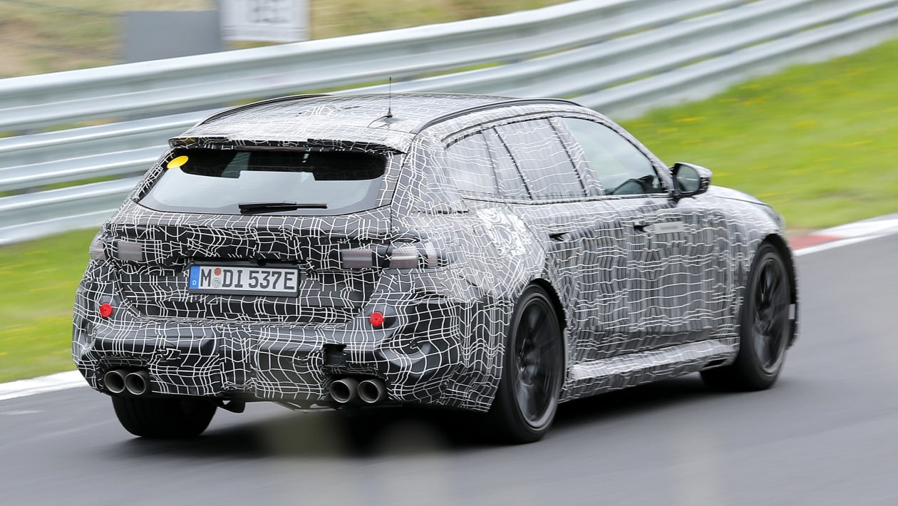 BMW M5 Touring spyshot tył