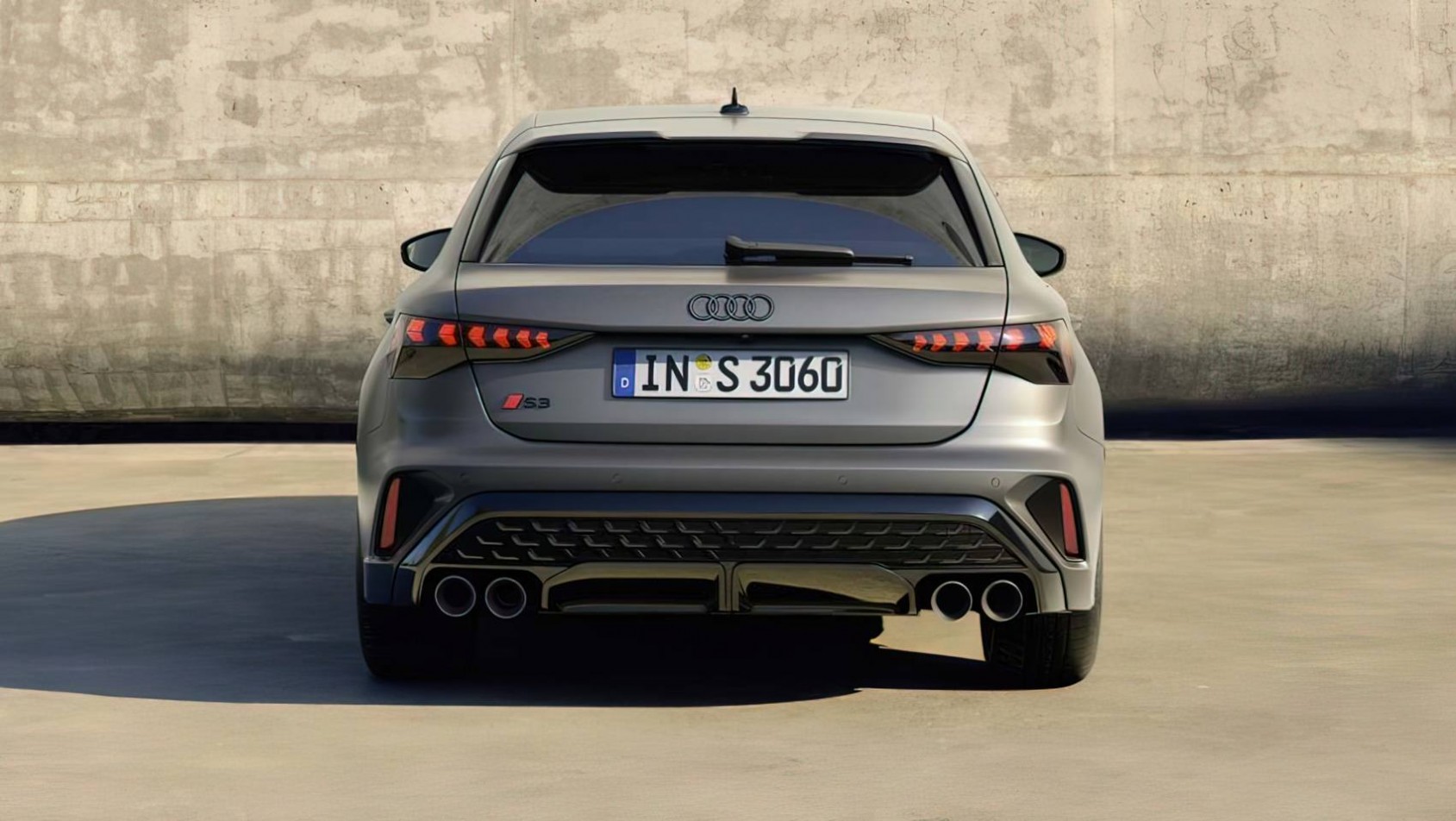 2024 Audi S3 Sportback pas tylny