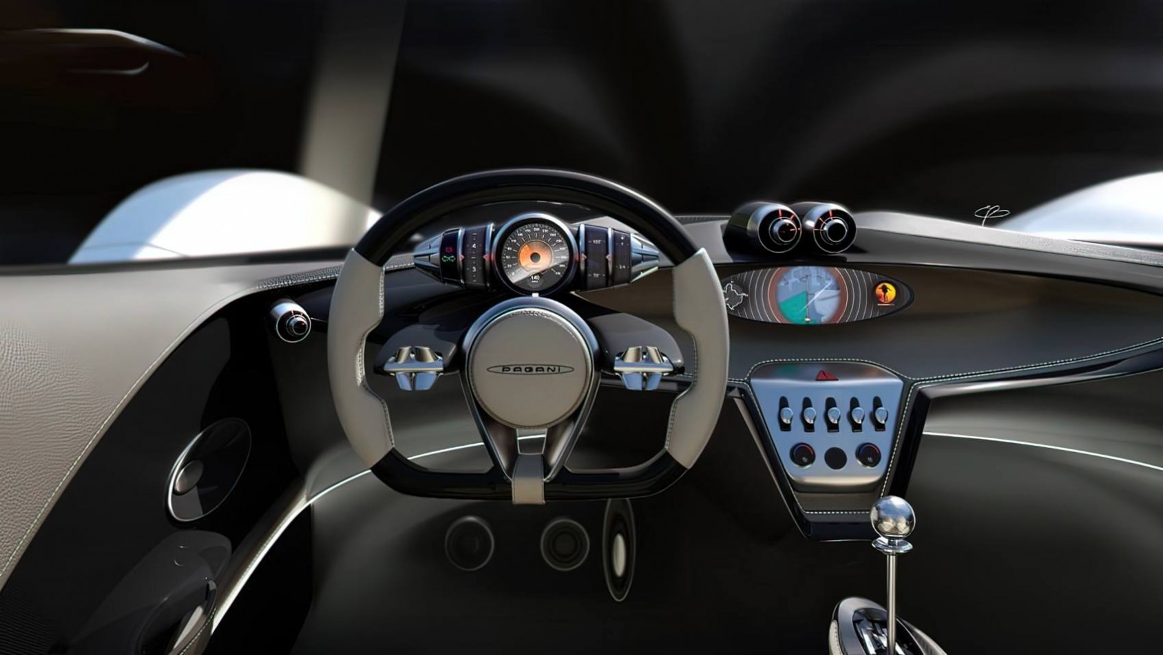 Pagani Alisea Pagani Alisea koncept kierownica