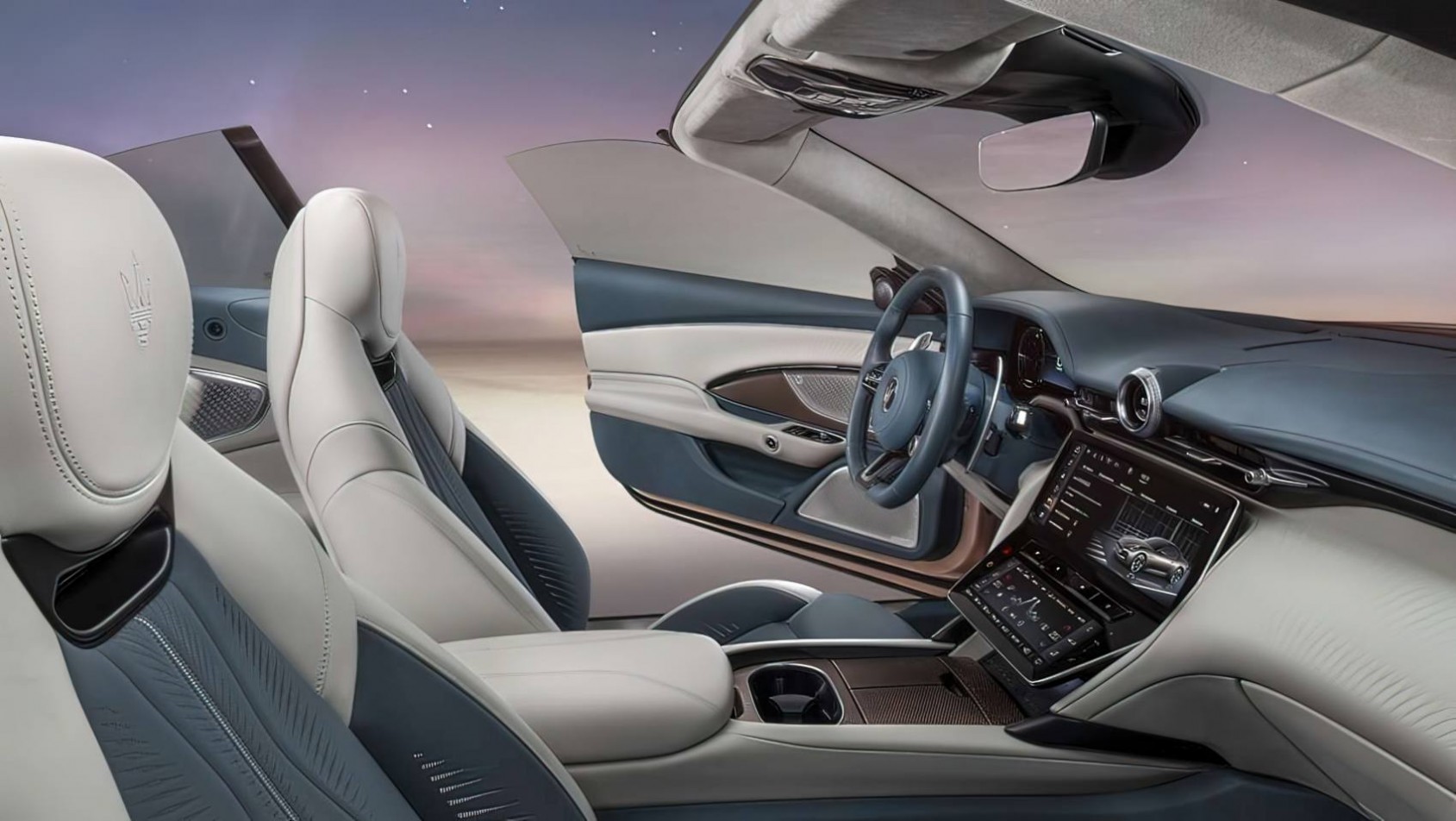 Maserati GranCabrio Folgore wnętrze