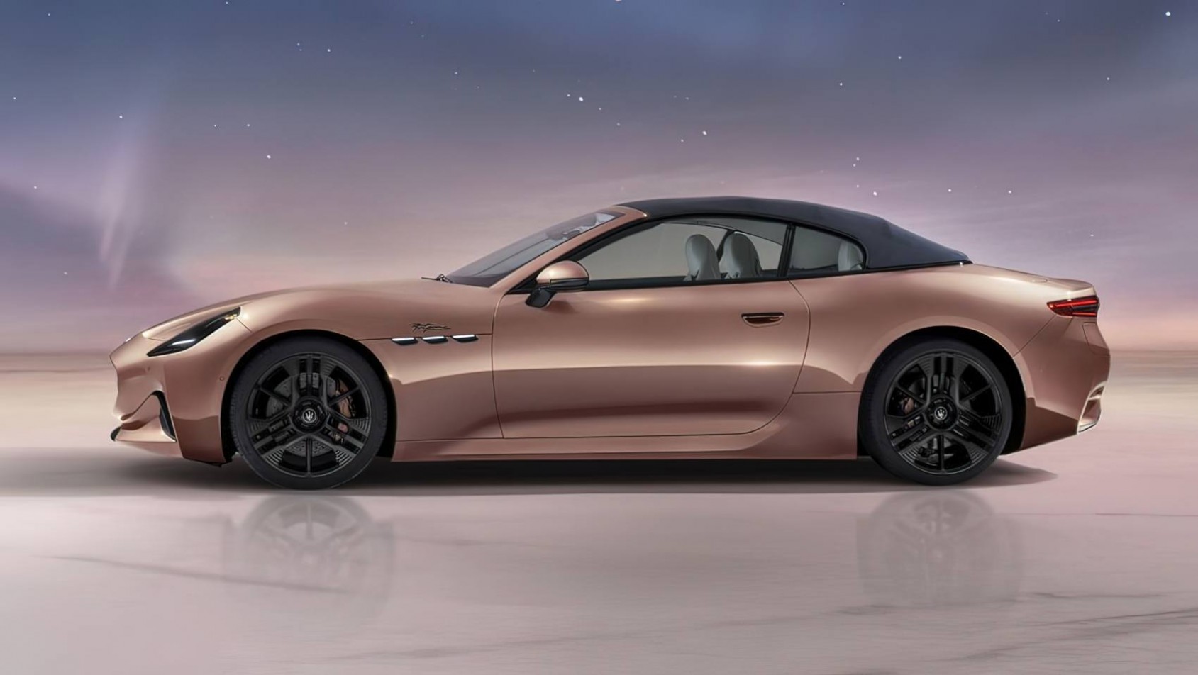 Maserati GranCabrio Folgore profil boczny