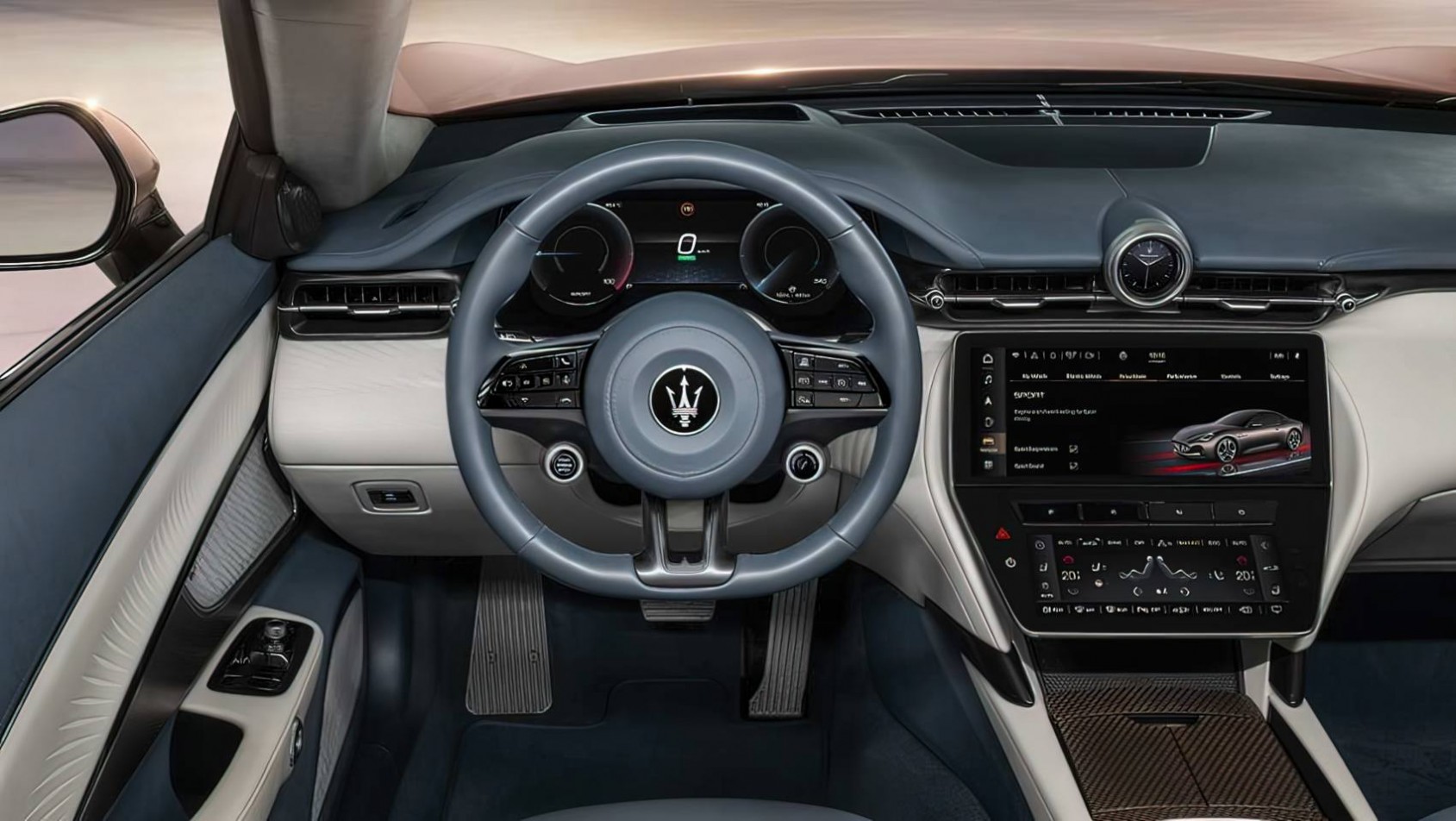 Maserati GranCabrio Folgore kokpit