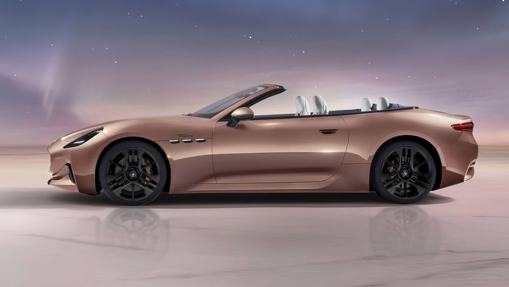 Maserati GranCabrio Folgore otwarty dach