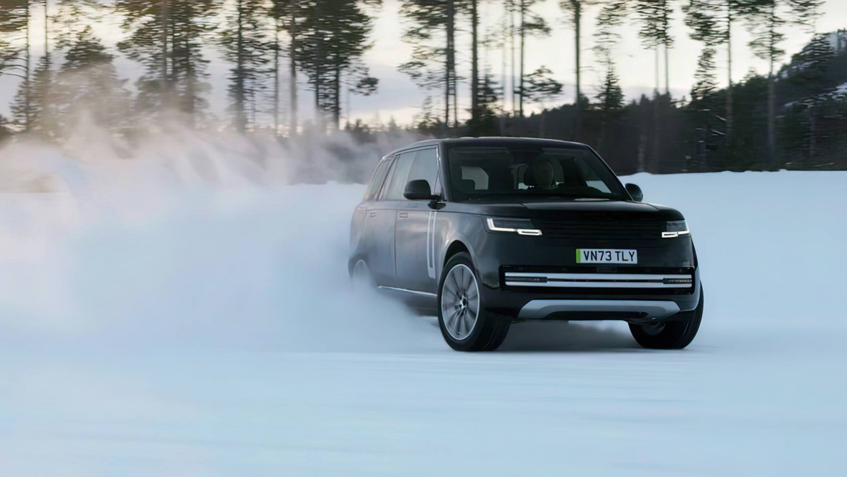 Range Rover 2024 Range Rover Electric zimowe testy
