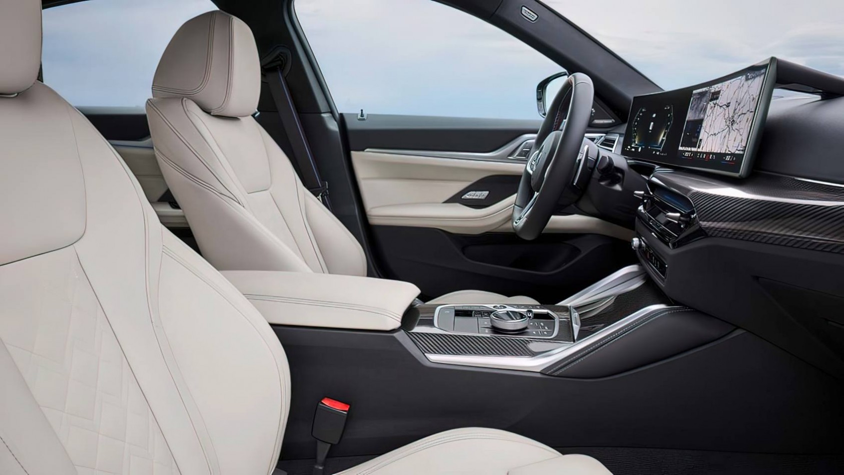 BMW serii 4 2024 BMW 4 Gran Coupe wnętrze