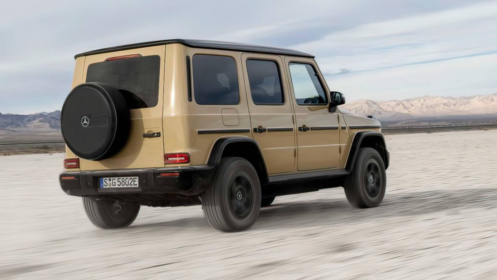 Mercedes-Benz G580 EV sylwetka