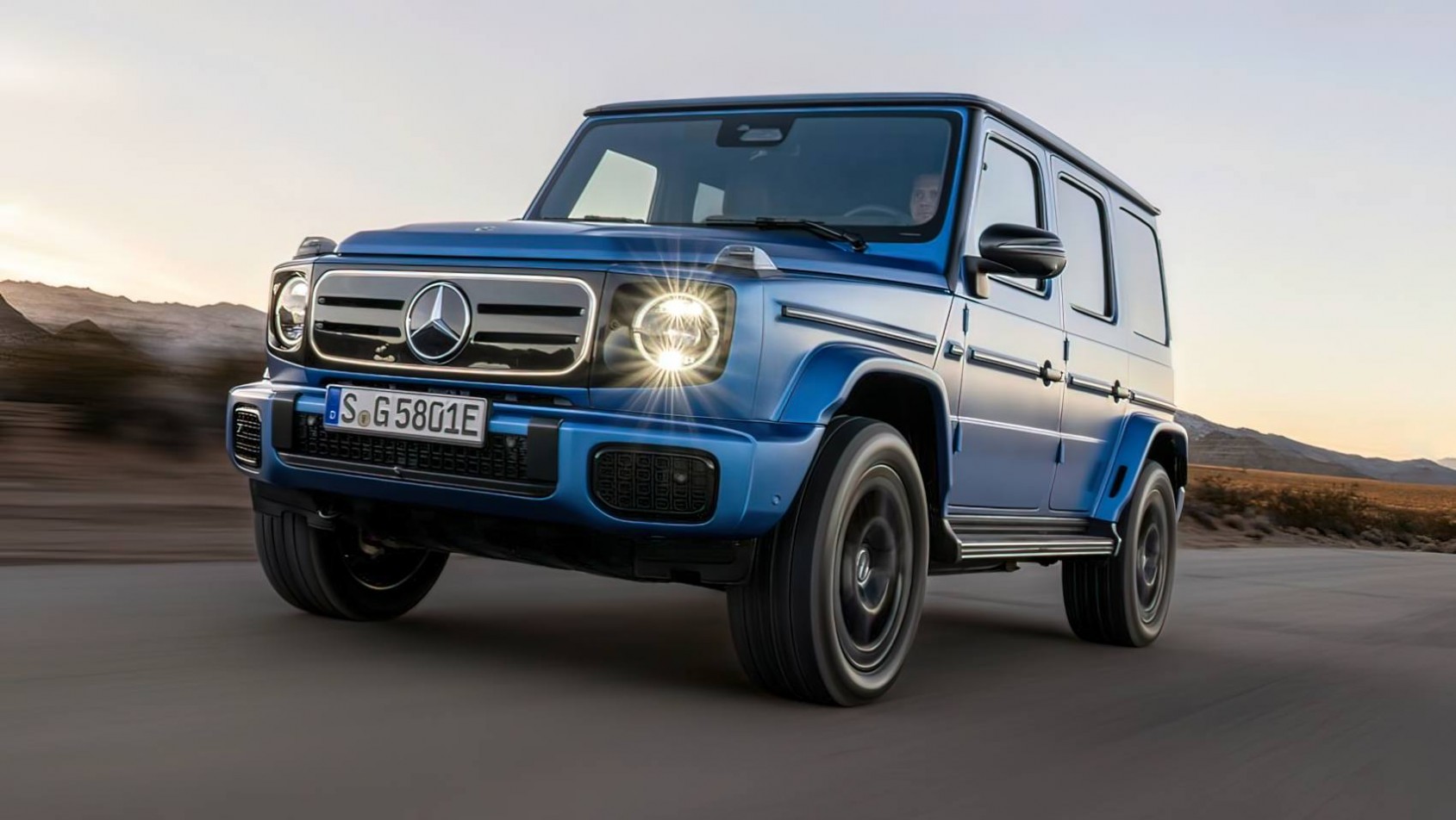 Mercedes-Benz G580 EV na drodze