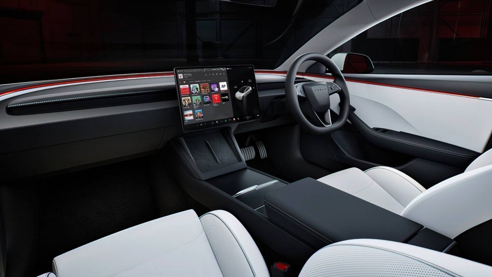 2024 Tesla Model 3 Performance kokpit