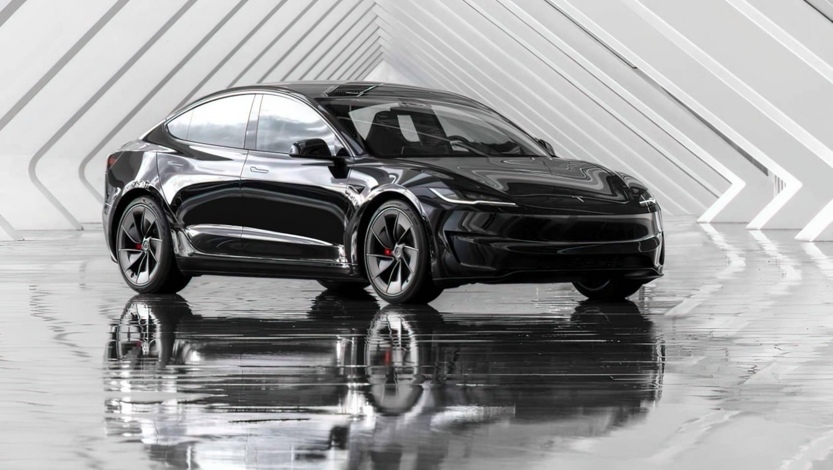 2024 Tesla Model 3 Performance przód design