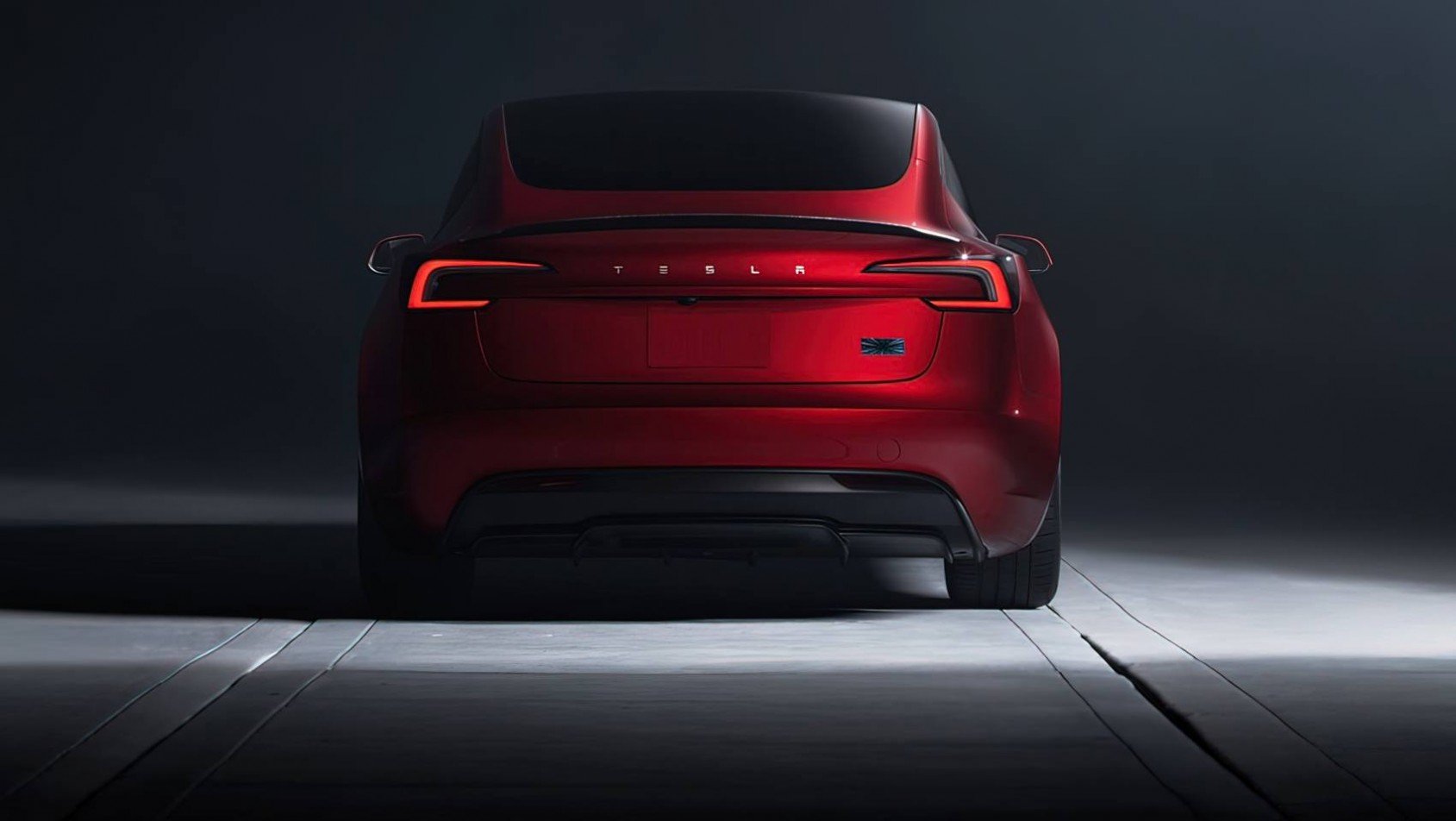 2024 Tesla Model 3 Performance tylne LEDy