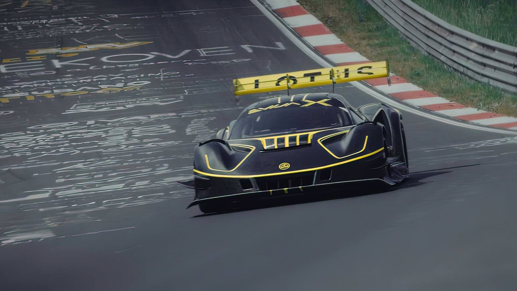 Lotus Evija X na torze Nürburgring