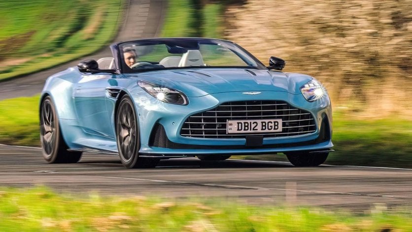 Aston Martin DB12 Aston Martin DB12 Volante test