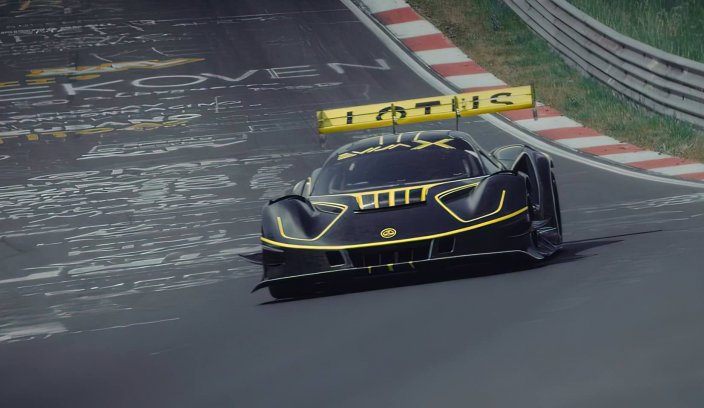 Lotus Evija X na torze Nürburgring