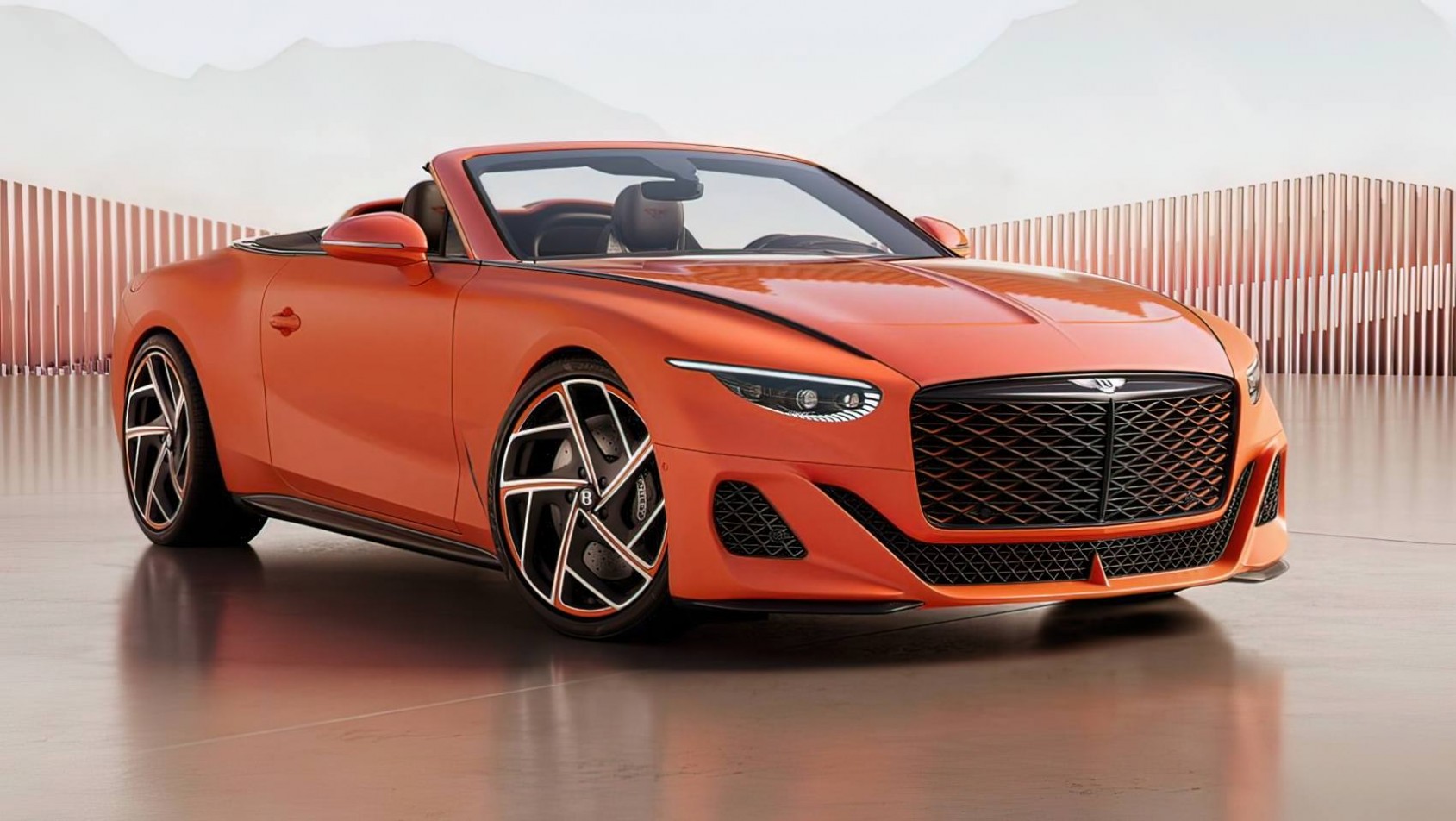 Bentley Batur Convertible design