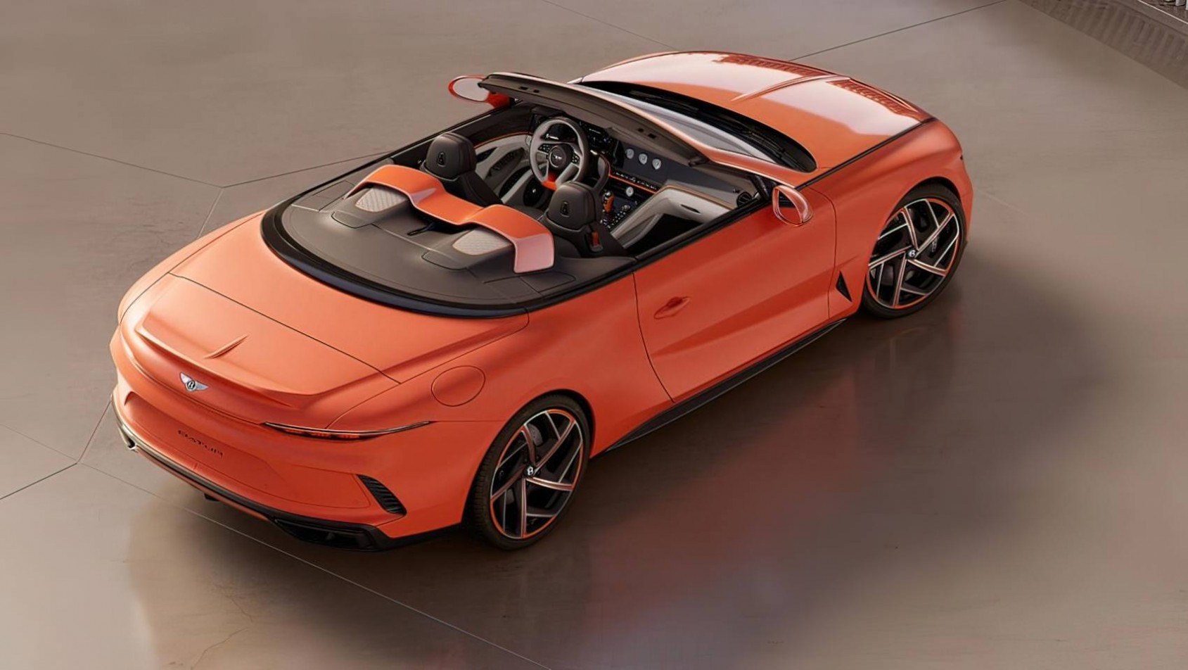 Bentley Batur Convertible design tył