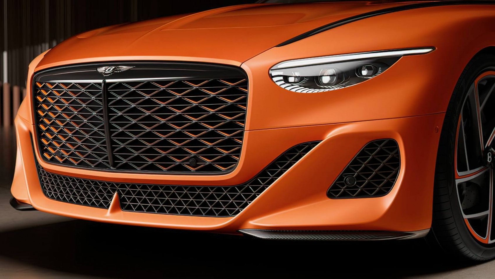 Bentley Batur Convertible grill