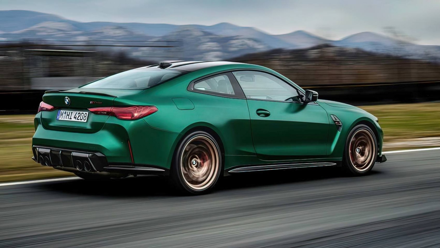 2024 BMW M4 CS G82 tył dynamiczne