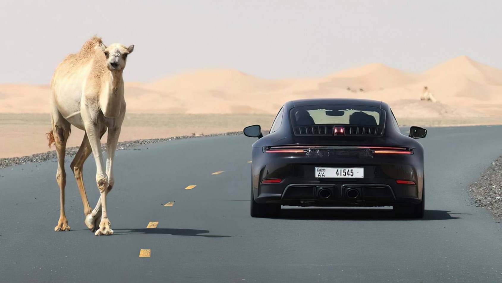 Porsche 911 Porsche 911 992.2 teaser tył