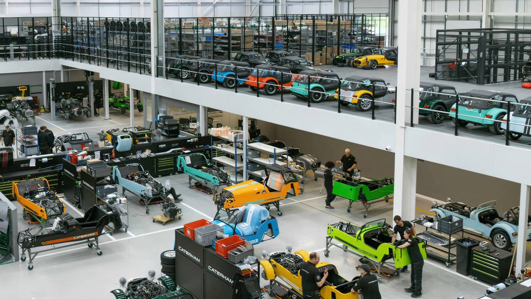 Caterham Caterham hala produkcyjna