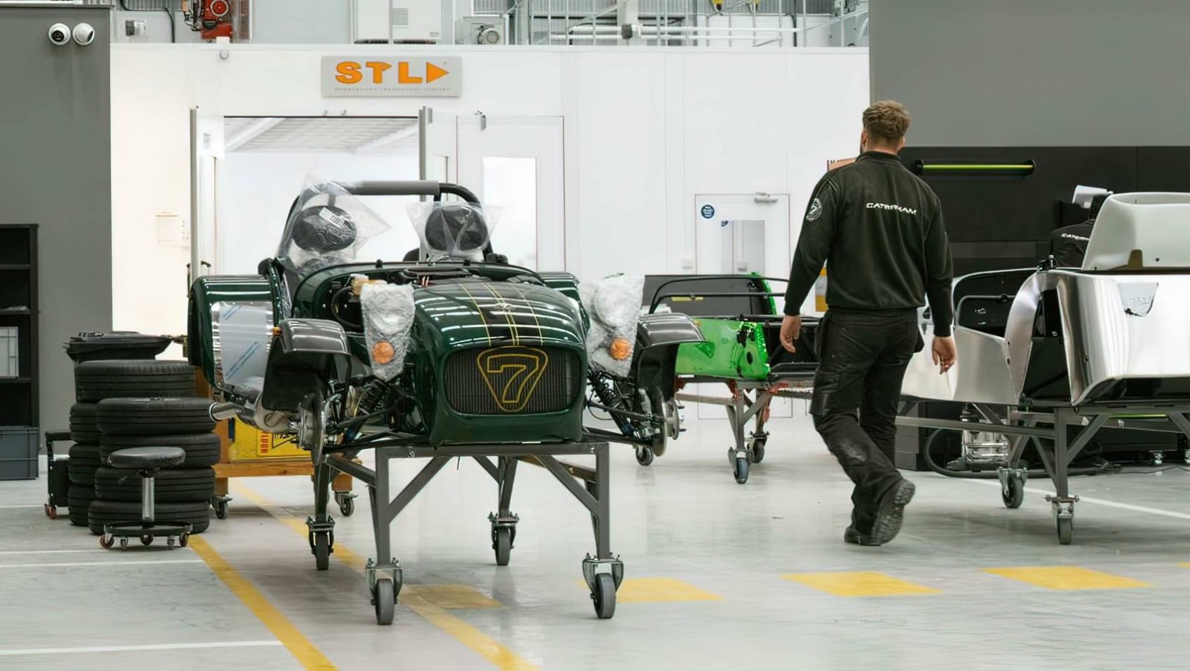 Caterham Caterham stanowisko montażowe