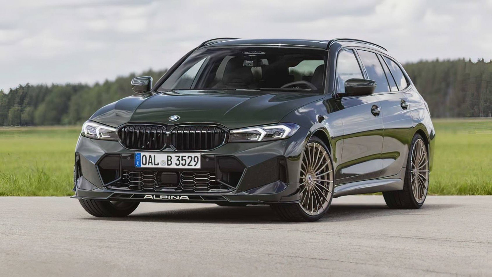 Alpina B3 GT Touring zielony lakier