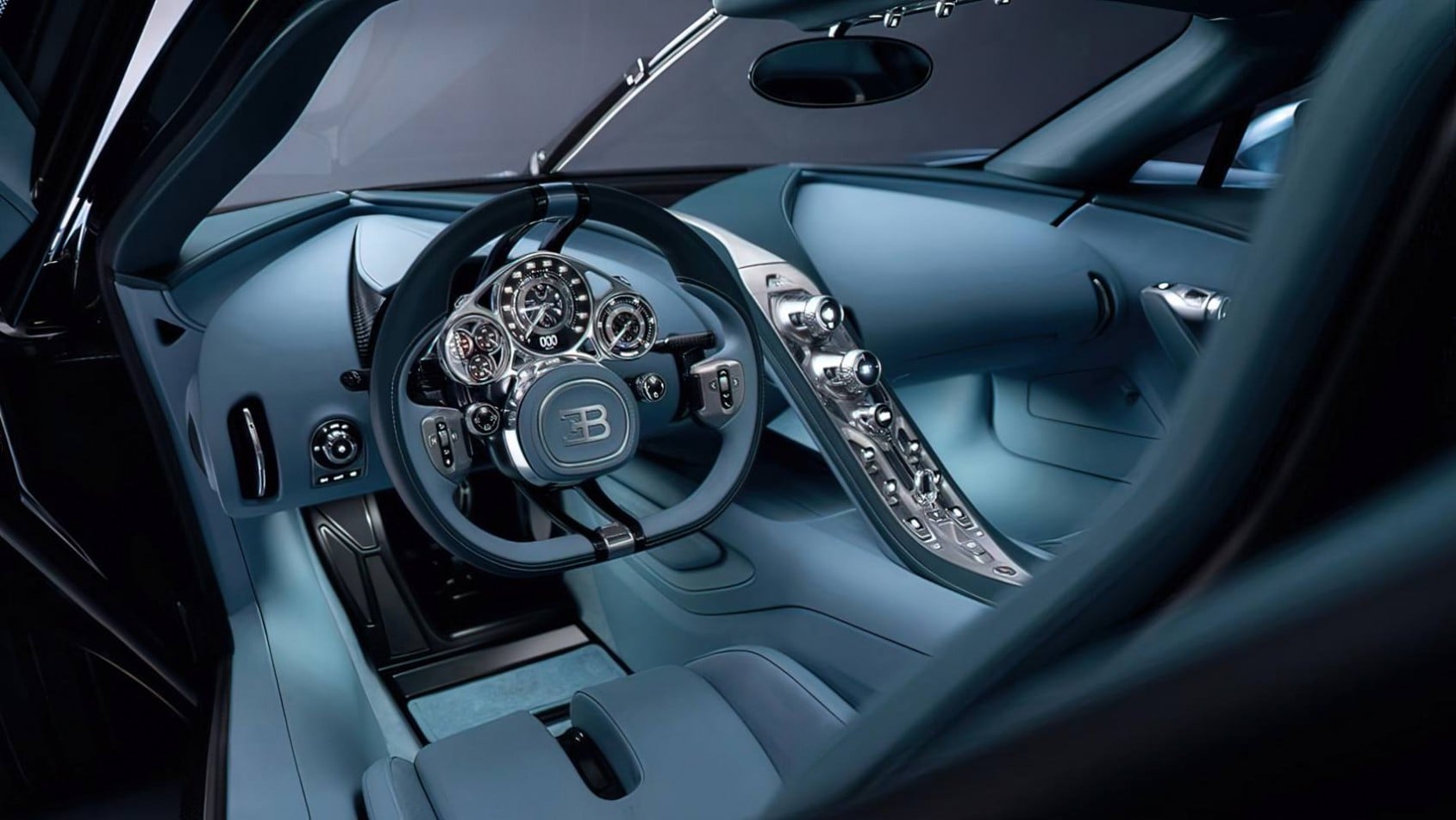 Bugatti Tourbillon kokpit kierowcy