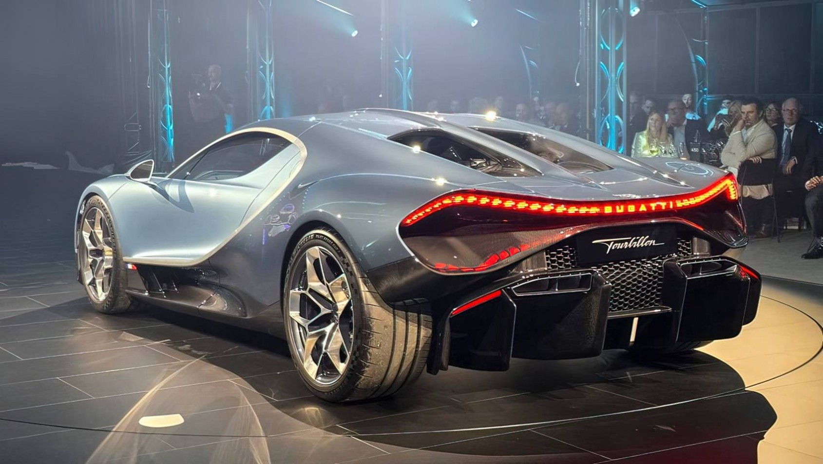 Bugatti Tourbillon podczas premiery