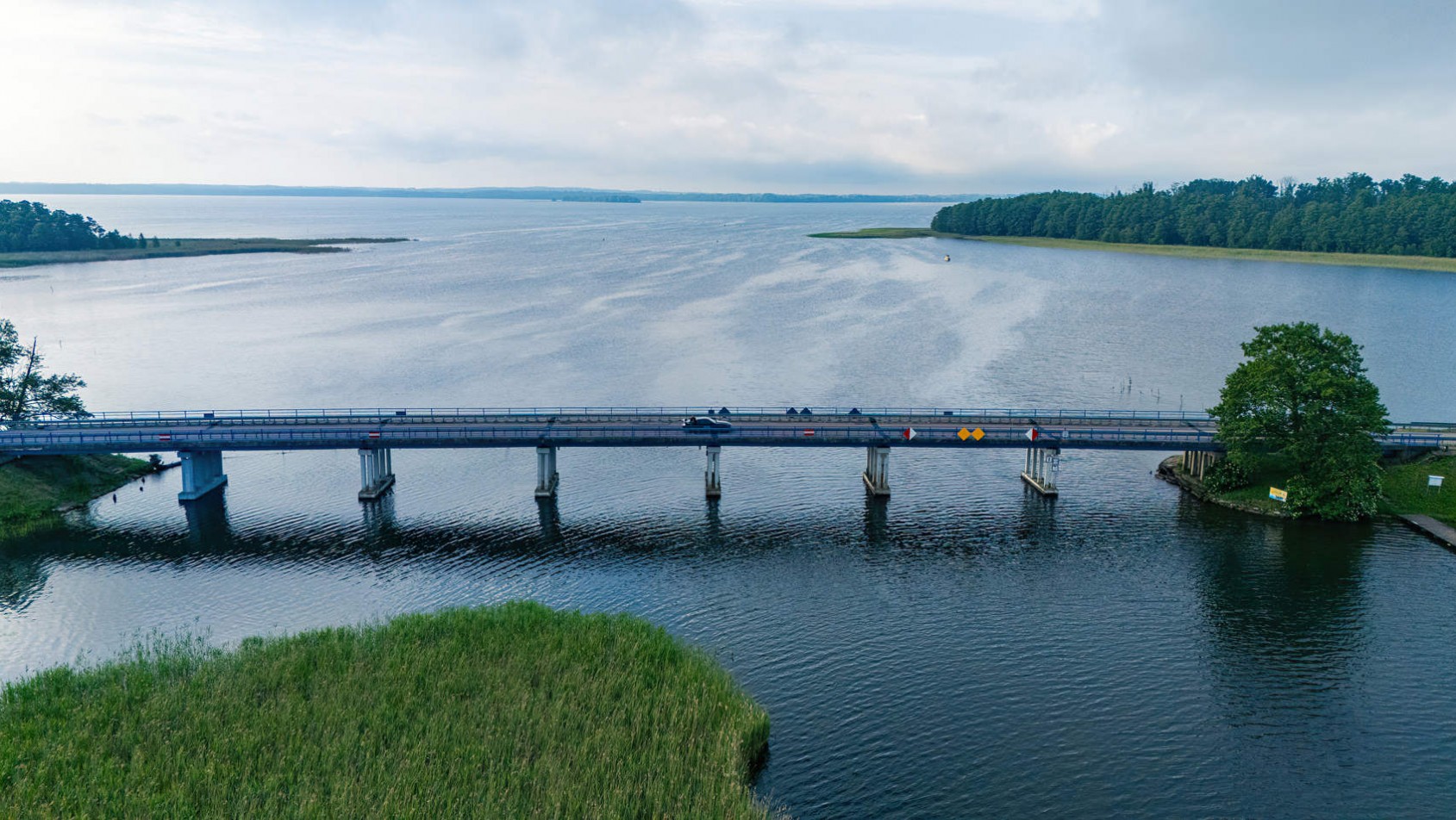 Most Sztynorcki widok z drona