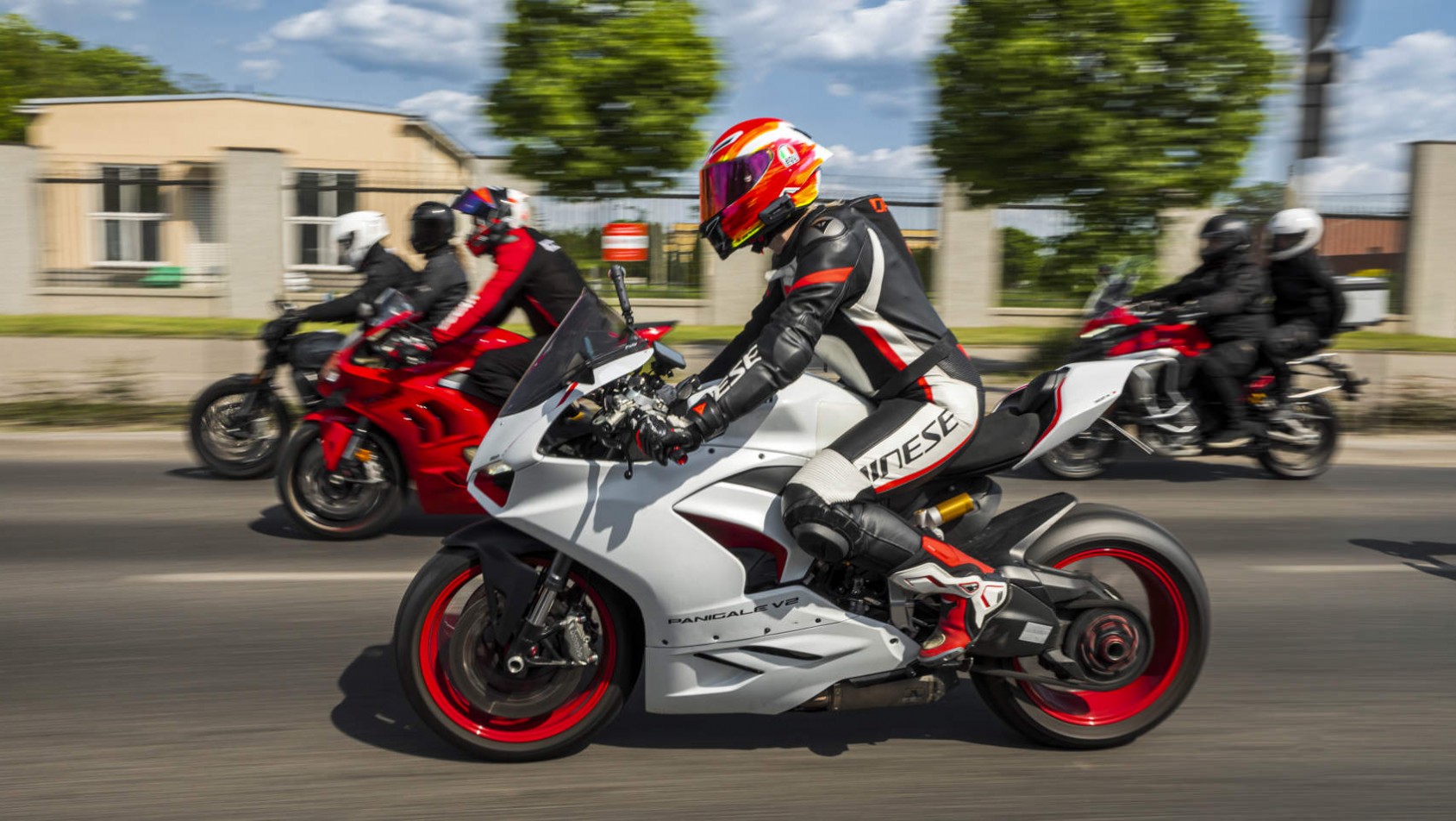 Ducati Panigale w trakcie jazdy