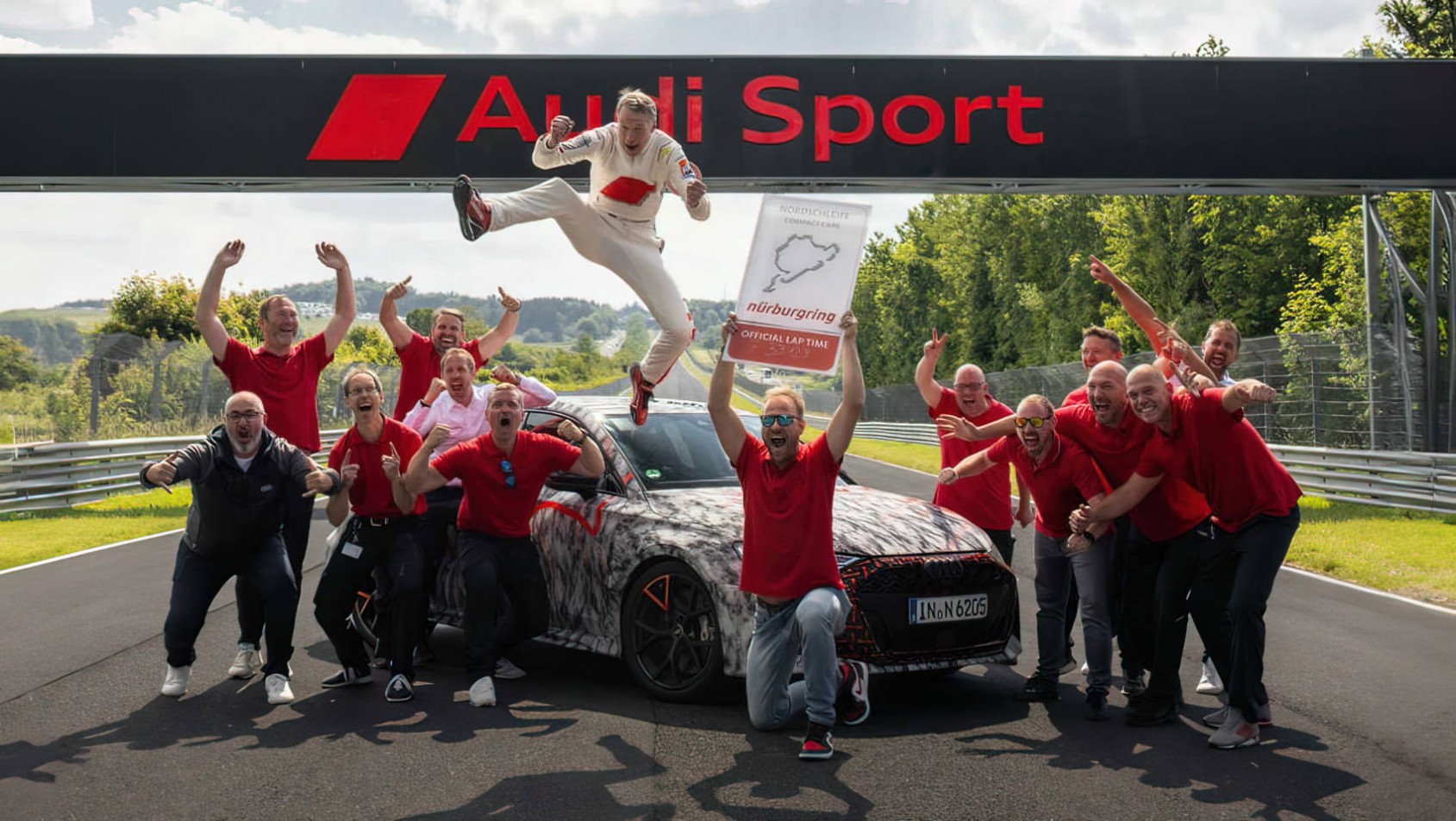 Audi RS 3 2024 Audi RS 3 Nurburgring zespół