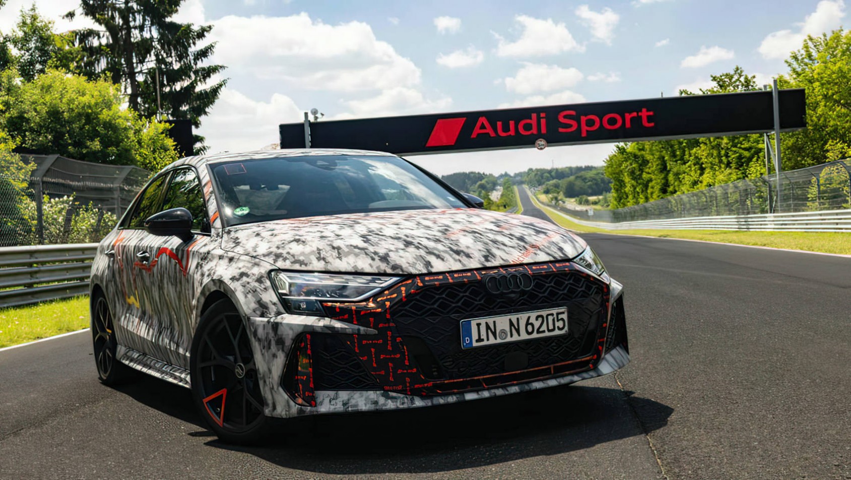Audi RS 3 2024 Audi RS 3 Nurburgring kamuflaż