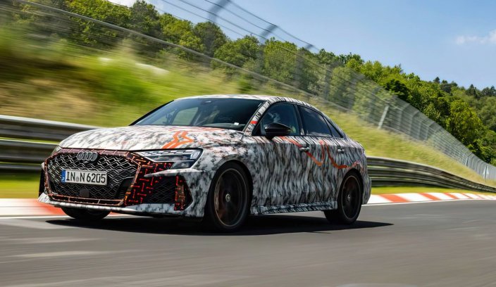 2024 Audi RS 3 czas na nurburgringu