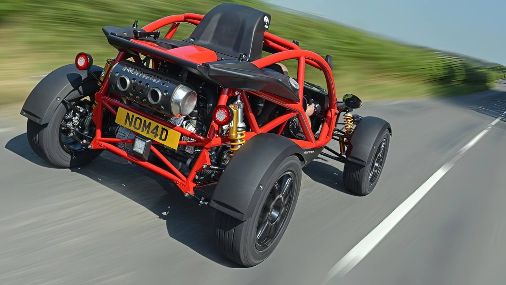 Ariel Nomad 2 tył droga