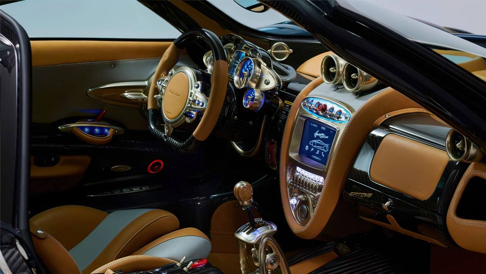 Pagani Huayra Pagani Huayra Epitome wnętrze