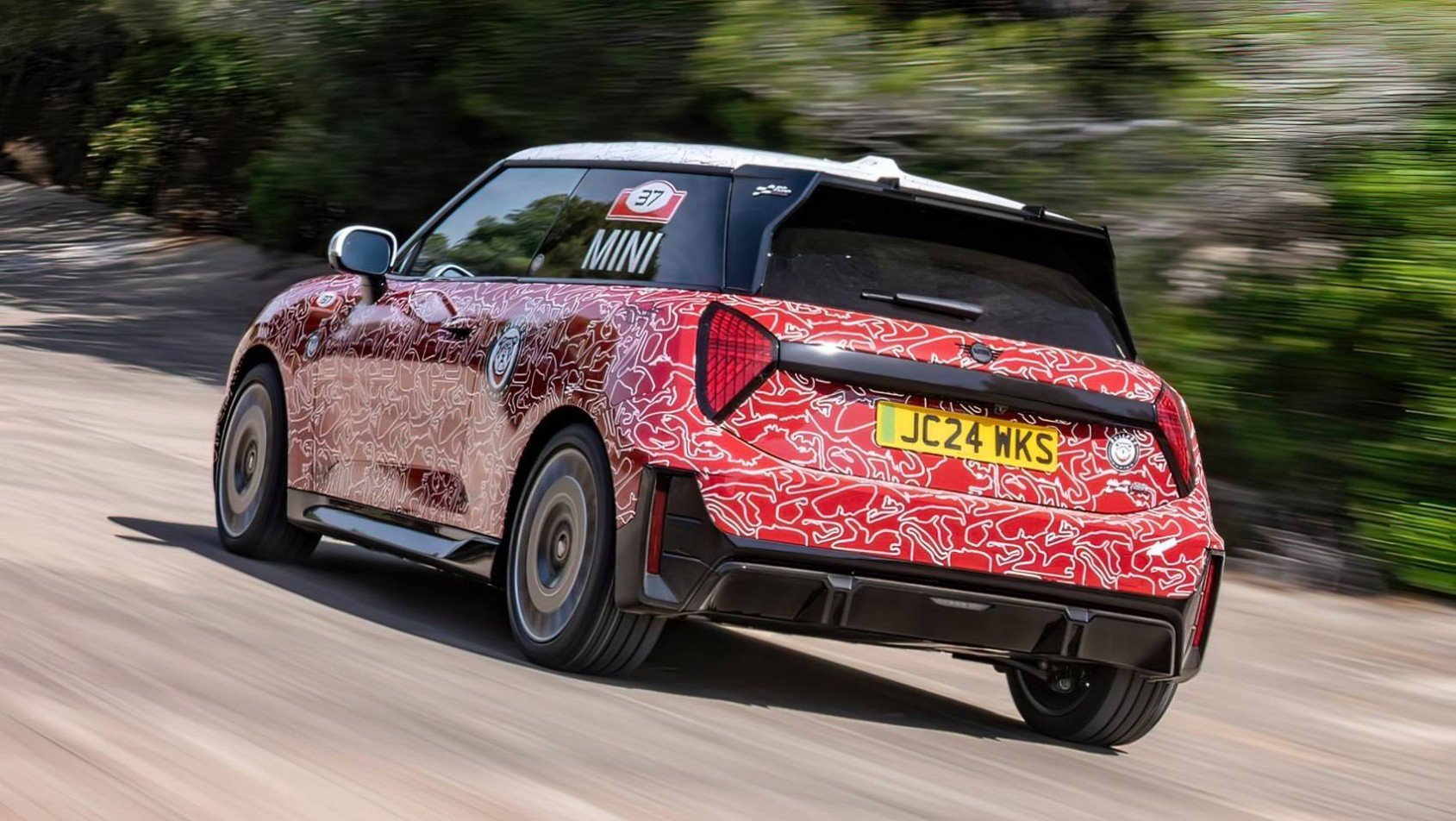 Mini Cooper Mini John Cooper Works E Prototype tył